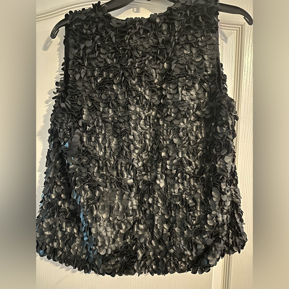 Robert Rodriguez Leather Vest Size 2 - Picture 3 of 3